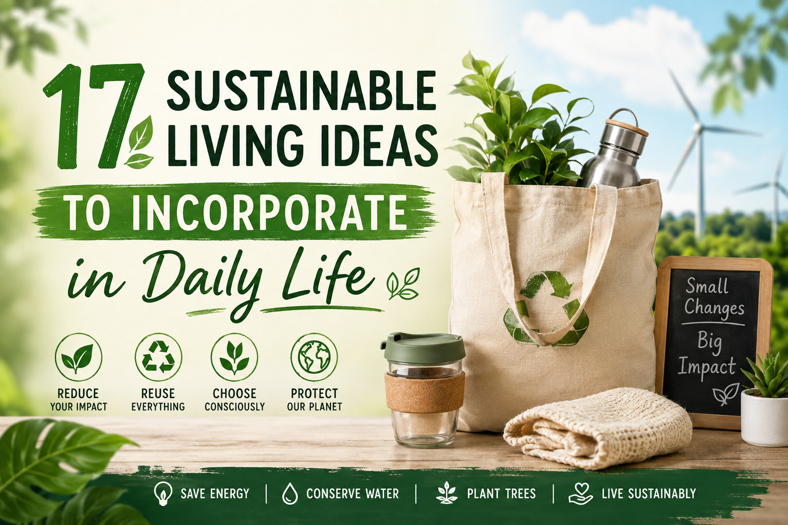 17 Sustainable Living Ideas to Incorporate in Daily Life